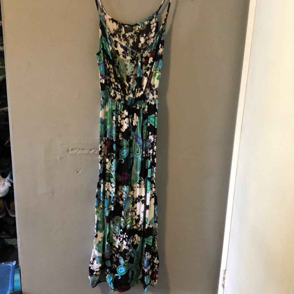 Patterned maxi dress